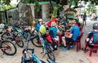 Rest and lunch stop on this amazing bike trip -  Photo: Richard I'Anson