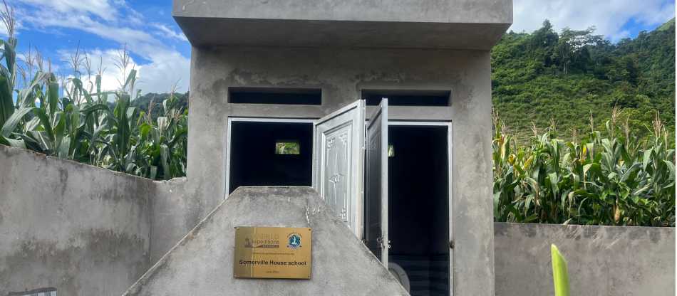 Ablution block for Thung Ang School in Vietnam