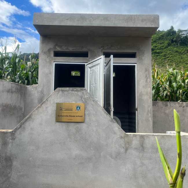 Ablution block for Thung Ang School in Vietnam