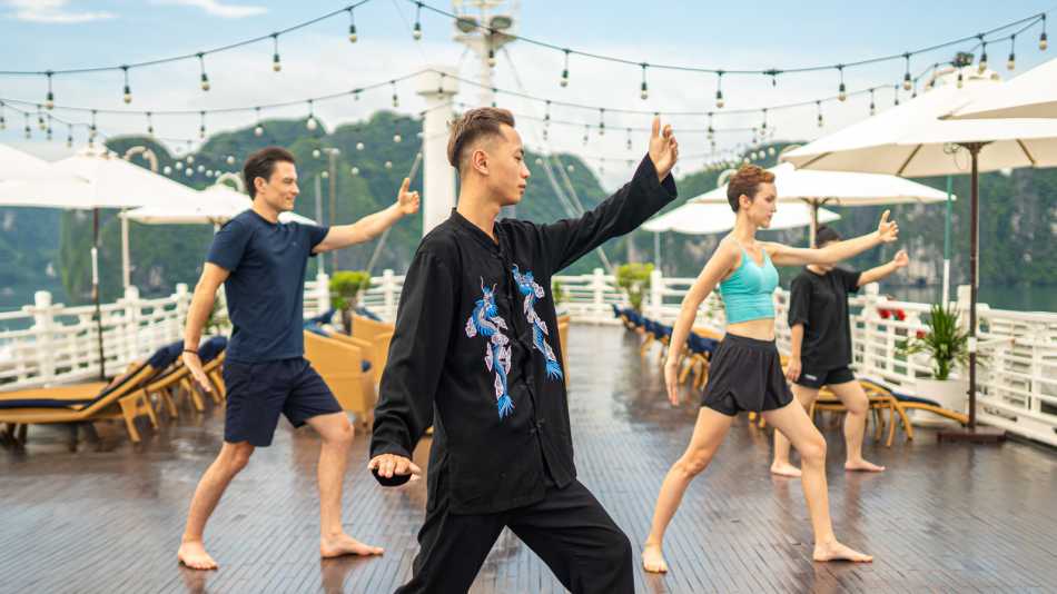 Early morning Tai Chi