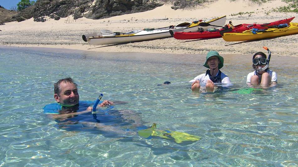 Take a dip in the clear blue waters of the Yasawa Islands during our kayaking adventure | Al Bakker