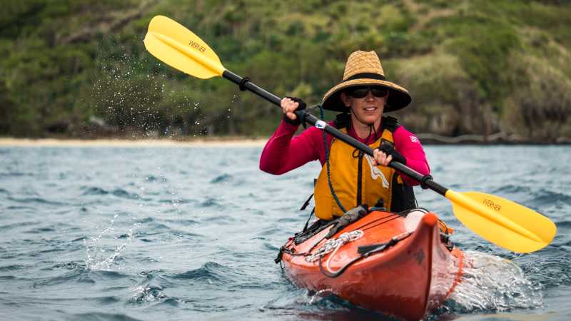 Paddle through Fiji’s Yasawa Islands, where turquoise waters and remote beaches become part of your daily journey