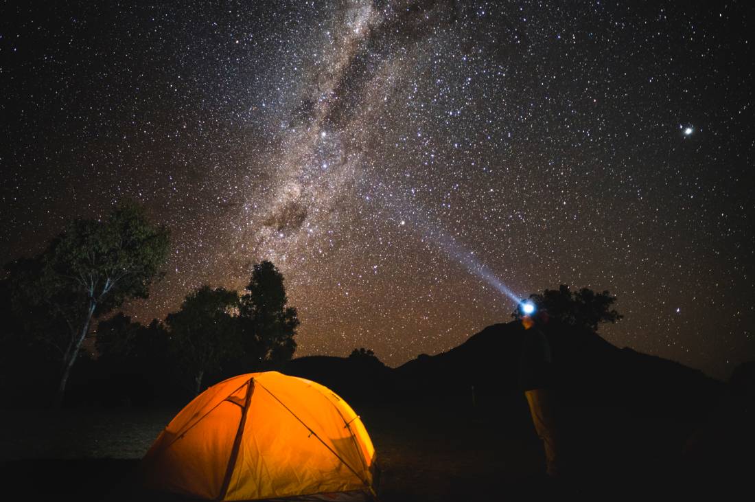 The night sky filled with bright stars over Australia's only Dark Sky Park in the Warrumbungles. |  <i>Destination NSW</i>