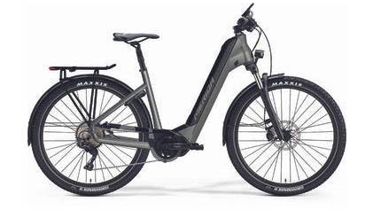 Merida E-Bike is perfect for cycle touring with good battery range and a comfortable ride