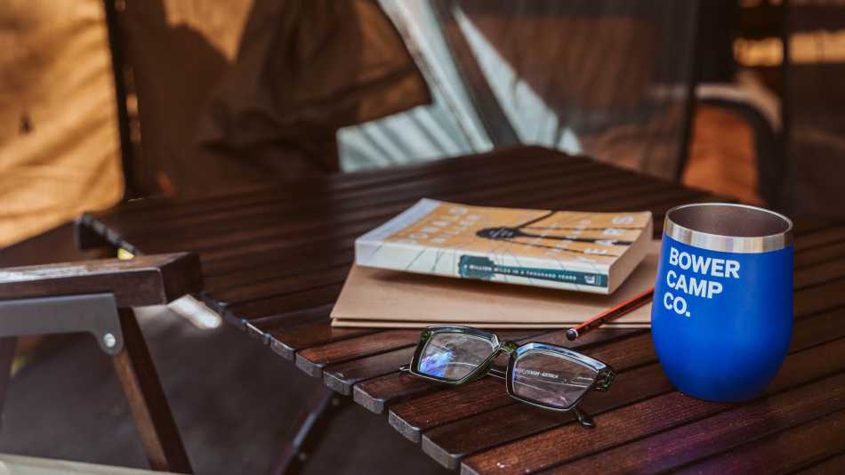 Relax at our comfortable camps each evening