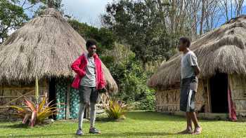 NCH New Caledonia Melanesian Villages Hike,Toutazimut NC Sharing stories outside traditional Kanak huts