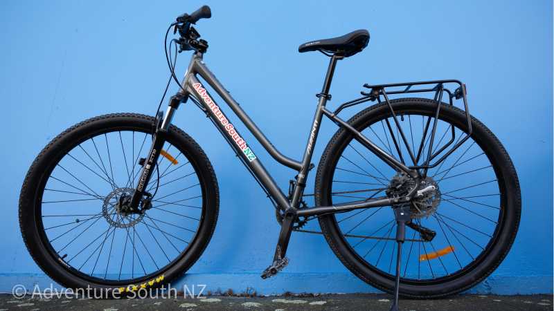 One of Adventure South's Fleet Hard Tail Low Step Mountain Bikes (not electric) | Izzi Barton