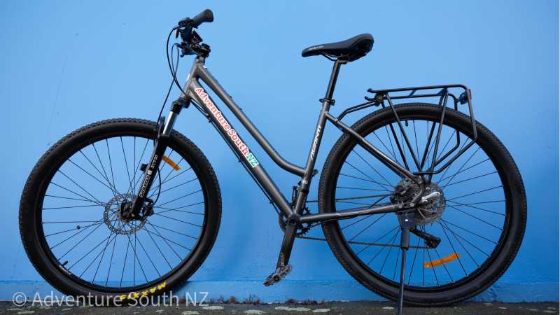 One of Adventure South's Fleet Hard Tail Low Step Mountain Bikes (not electric) | Izzi Barton