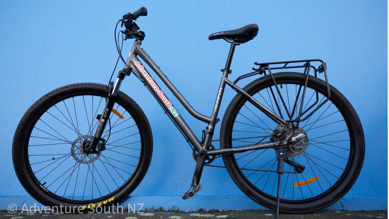 One of Adventure South's Fleet Hard Tail Low Step Mountain Bikes (not electric) | Izzi Barton