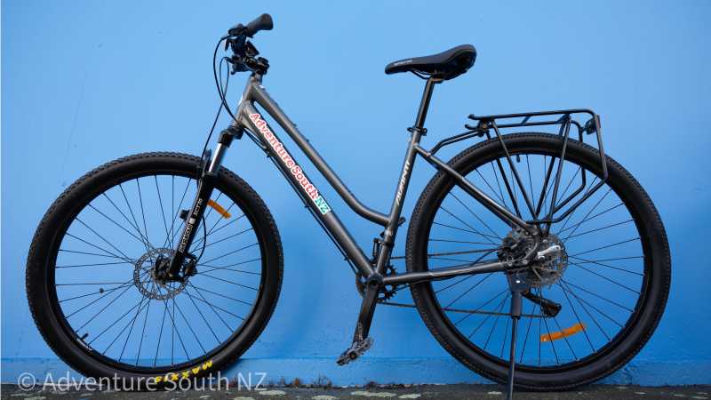 One of Adventure South's Fleet Hard Tail Low Step Mountain Bikes (not electric) | Izzi Barton