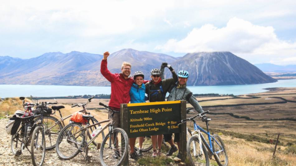 Celebrating at the top of the Tarnbrae high point! | Rebecca Ryan