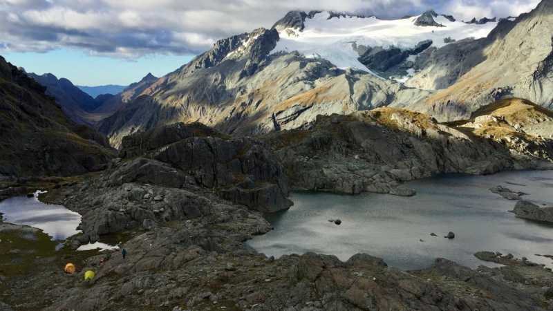 High alpine lakes provide a perfect backdrop and camp