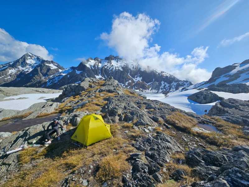 On this trip, there are no set rules on where you can or cannot put your tent