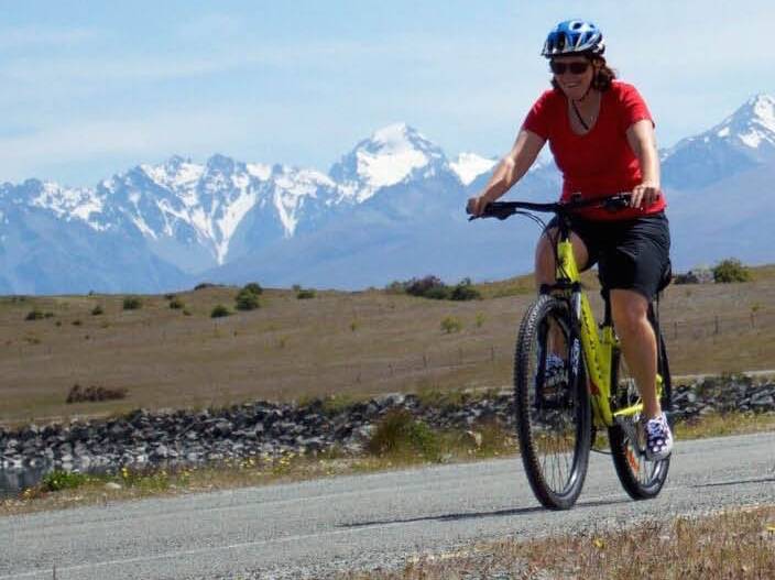 Take in the views of Aoraki, Mt Cook as you ride along turquoise canals | Lisa Jones