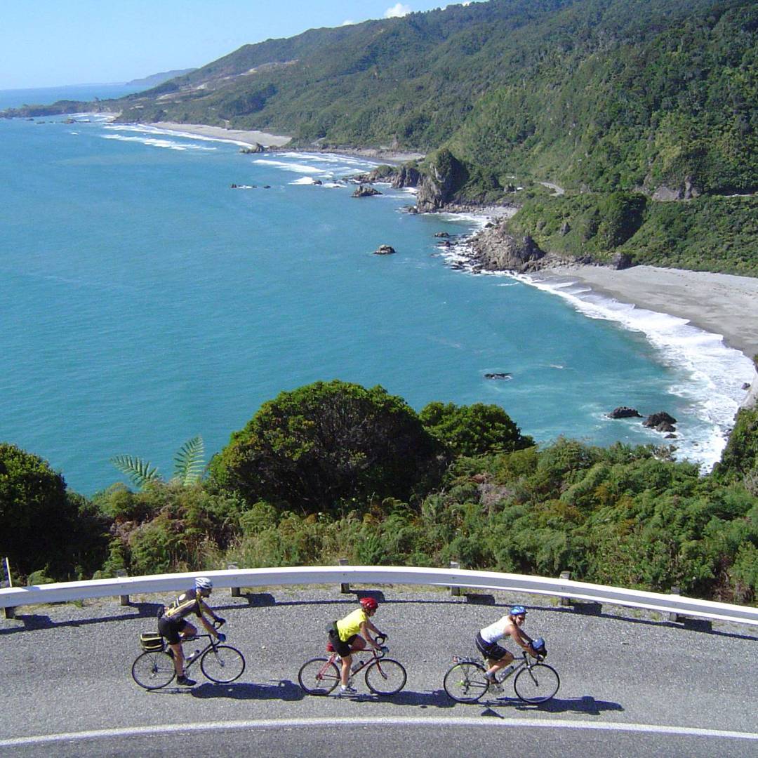Great West Coast Road Cycling Tour New Zealand
