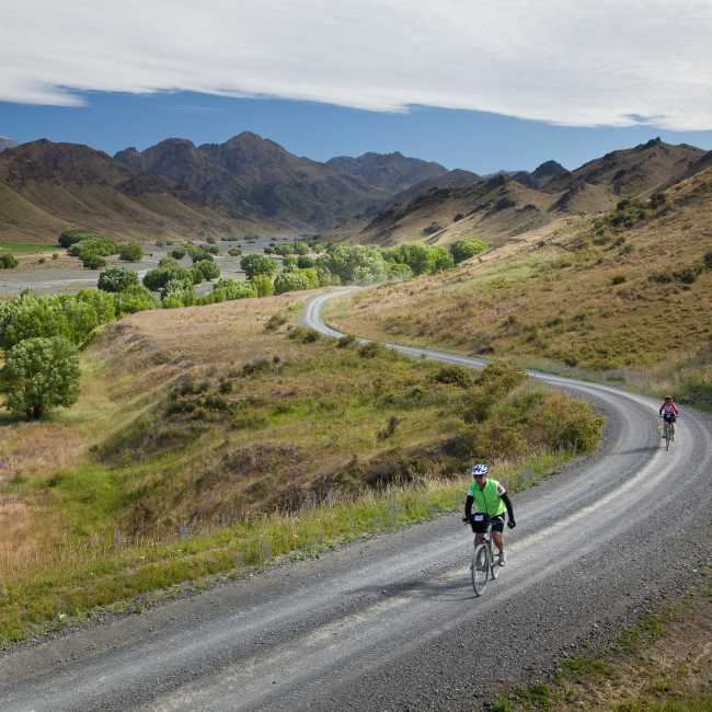 Cyclists enjoying the Awatere Valley, Molesworth High Country | Colin Monteath