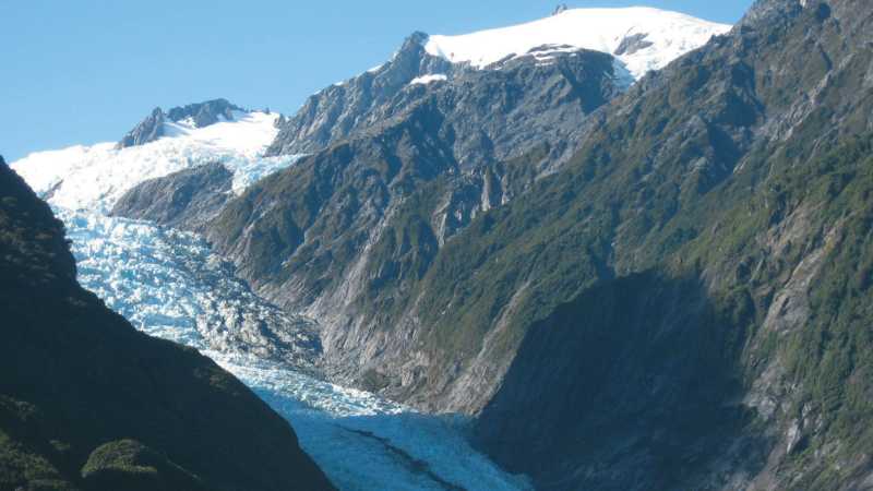 Fox Glacier is a 13km long glacier located in Westland National Park on New Zealand's South Island