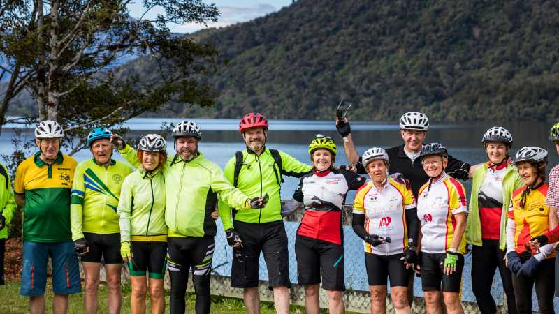 It's hard not to smile on the West Coast Wilderness Cycle Trail | Lachlan Gardiner