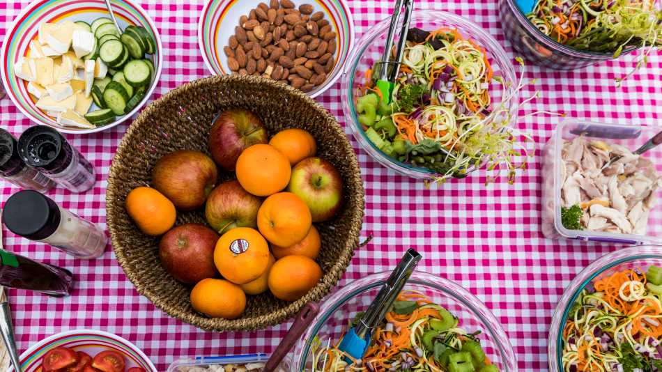 Our picnics are full of tasty and nutritious food | Lachlan Gardiner