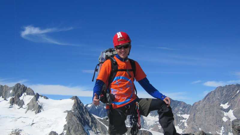 On a high during our Alpine Climbing Course in New Zealand | Lydia Bradey
