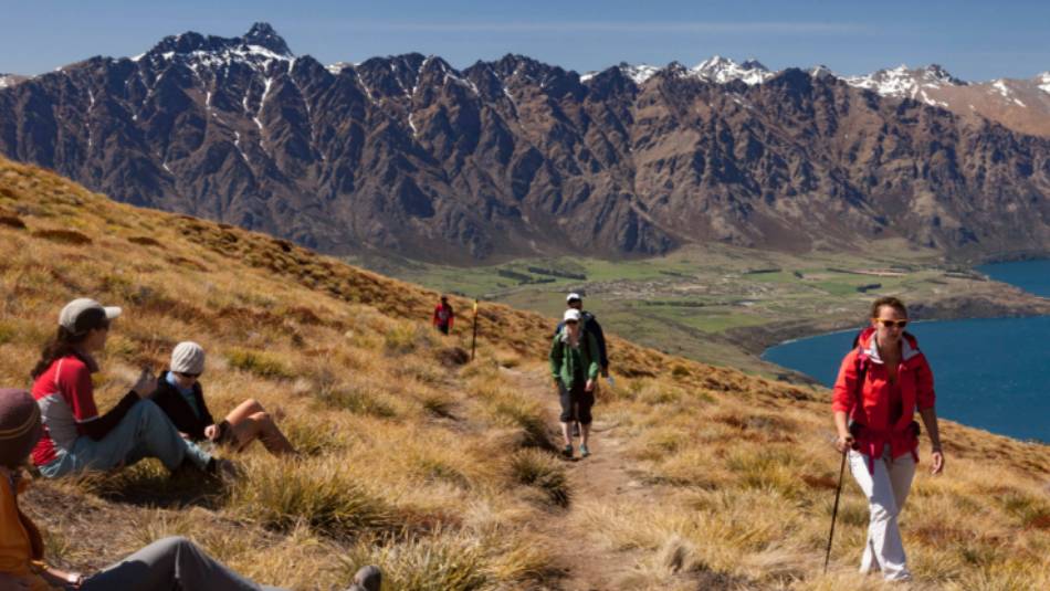 Top of Ben Lomond Saddle looking out over Lake Wakatipu | Colin Monteath