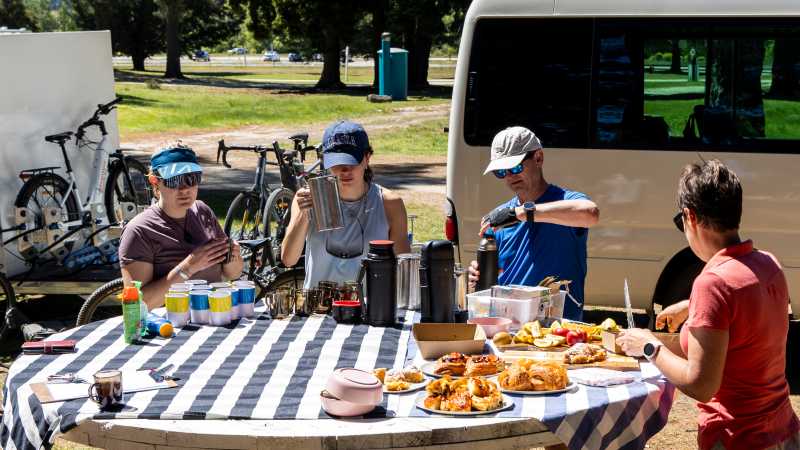 Our morning tea pitstops are full of delicious treats | Geoff Marks