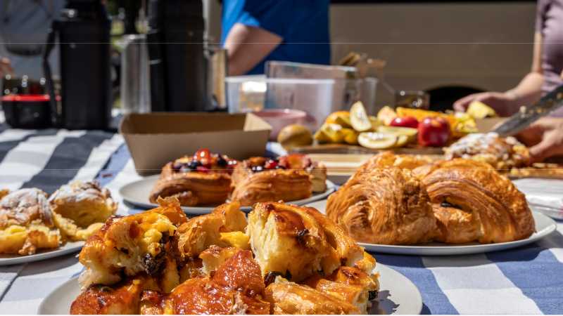 Our morning tea pitstops are full of delicious treats | Geoff Marks