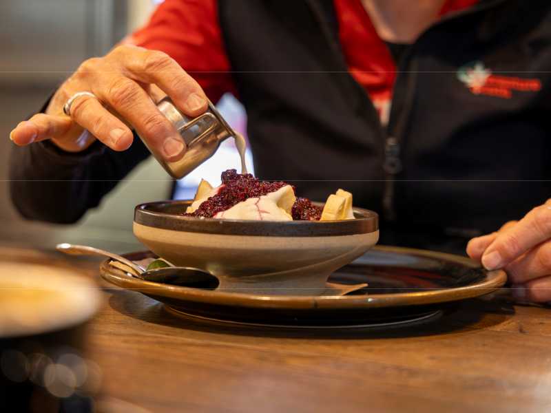 Most meals are included. Credit Geoff Marks | Geoff Marks