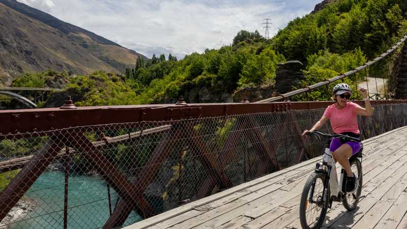 Experience the Queenstown trails network, and perhaps even do a bungy jump to get the adrenaline pumping! (bungy at own cost) | Izzi Barton