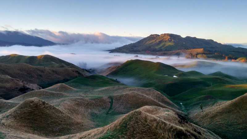 Rolling hills of the Rangitikei District | River Valley Lodge