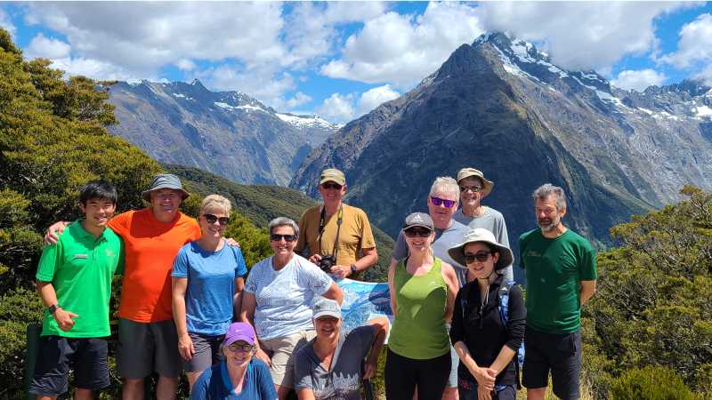 Stopping to take photos on Routeburn Track | Great South