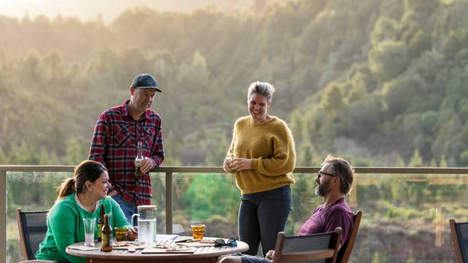 Riders enjoying their time cycling along the Timber Trail | Timber Trail Lodge