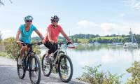 Cycling the easy trails next to the harbour |  <i>Ruth Lawton Photography</i>