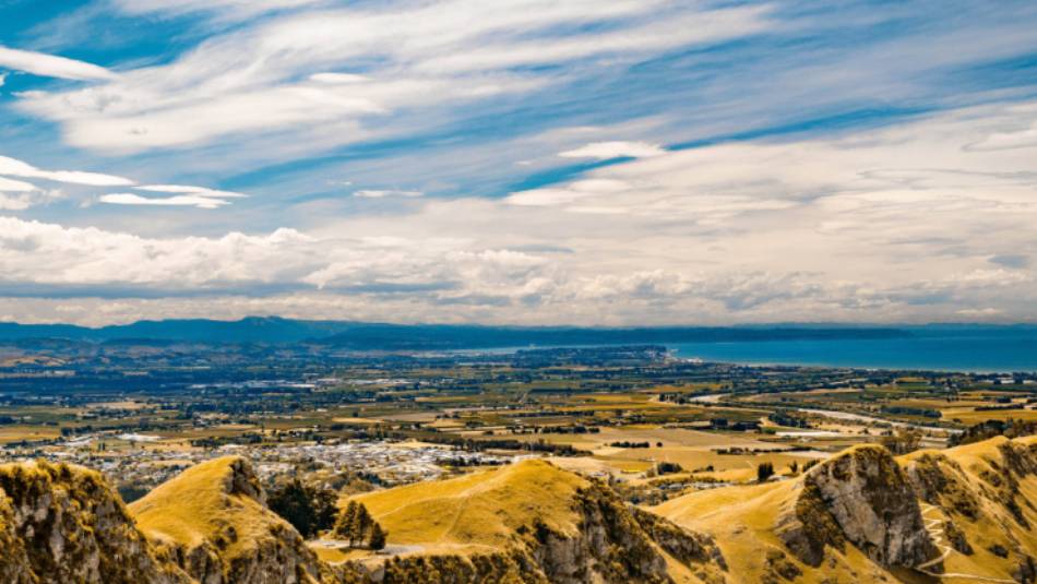 View of Hawkes Bay from Te Mata Peak | Stock shutter
