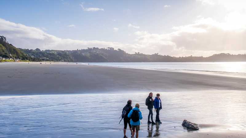Sometimes when on a walk, you just have to get your feet a little wet | Gabrielle Young