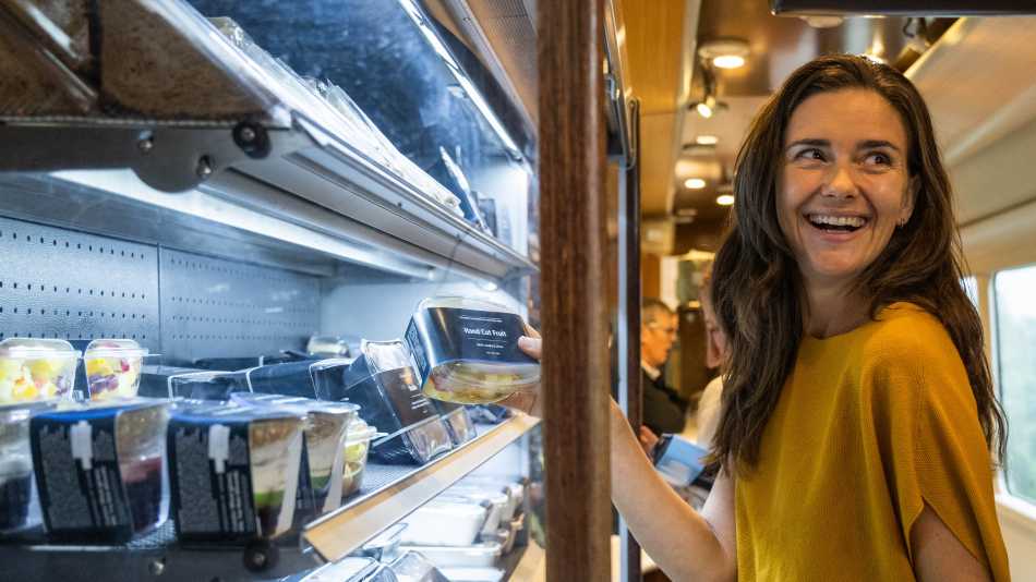Stock up on local treats at the onboard Scenic Café (own cost) — perfect for fuelling up before hitting the trail. | Jay French