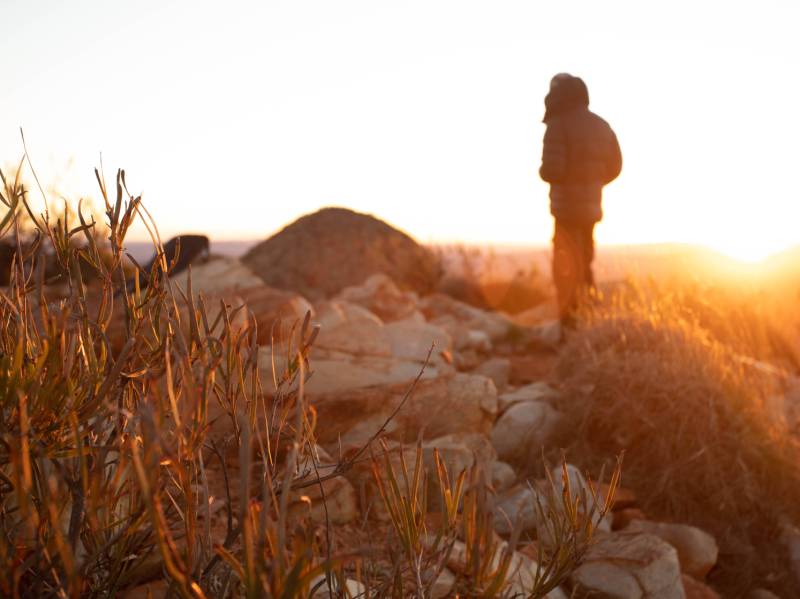 Sunrise walk on Mt Sonder | #cathyfinchphotography