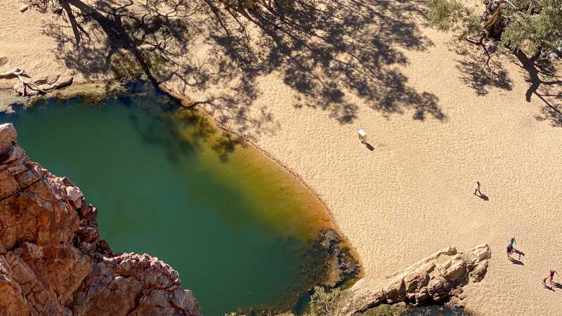 Ormiston Gorge offers swimming opportunities | #cathyfinchphotography