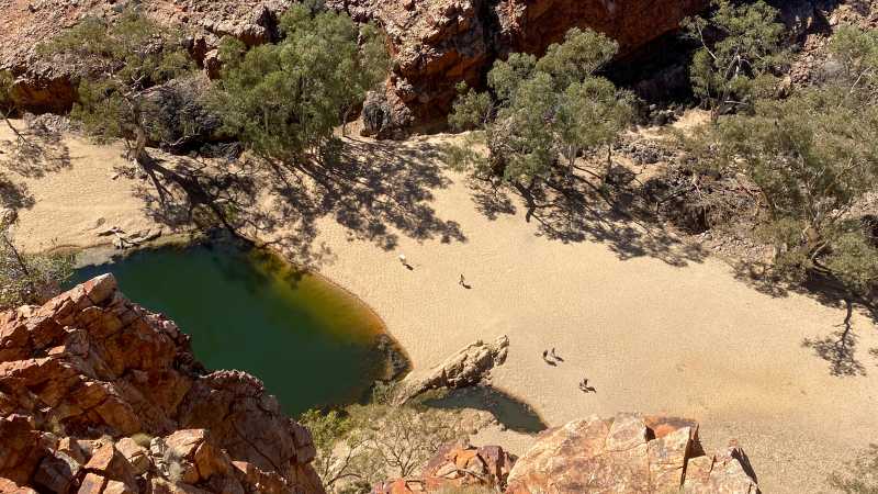 Ormiston Gorge offers swimming opportunities | #cathyfinchphotography