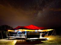 The clear night sky of the Outback is an unforgettable experience of the Larapinta Semi-permanent Camps |  <i>Brett Boardman</i>