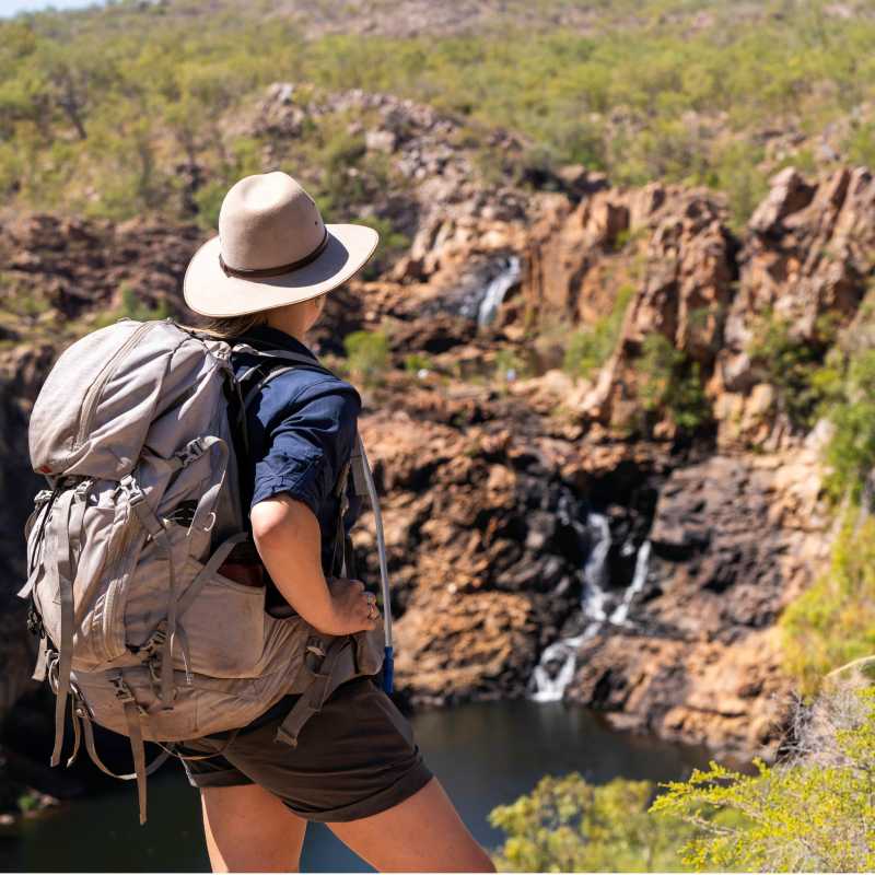 Looking down at falls | Shaana McNaught