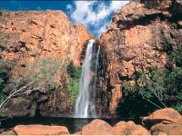 The first waterfall experienced on the Jatbula Trail is the Northern Rockhole |  <i>Steve Strike, Tourism NT</i>
