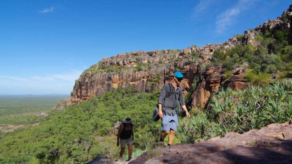 Trekking in to the stone country on the Nourlangie Massif, Kakadu | Rhys Clarke
