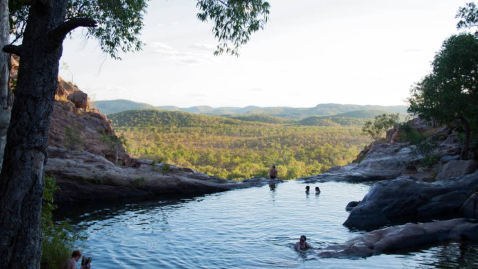 Hanging out at Gunlom Plunge Pool | Nicholas Gouldhurst