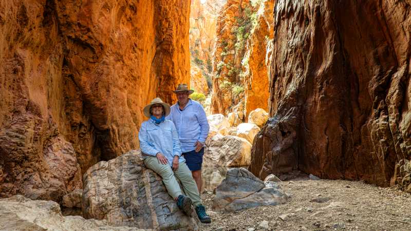 Standley Chasm - Classic Larapinta Trek in Comfort, Australia