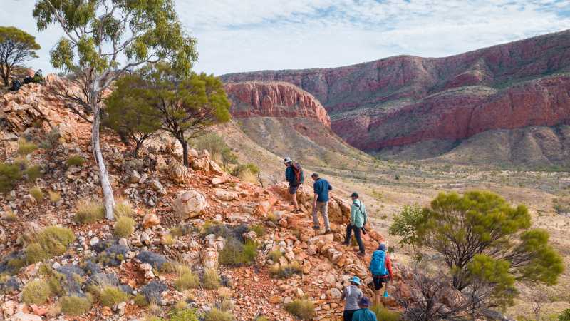Hiking along the Larapinta Trail | Luke Tscharke