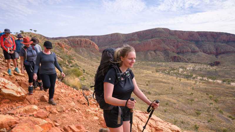 Hikers on the Larapinta Trail | Luke Tscharke