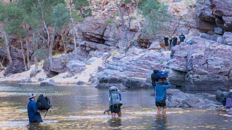 Water crossing at Ormiston Gorge | Luke Tscharke