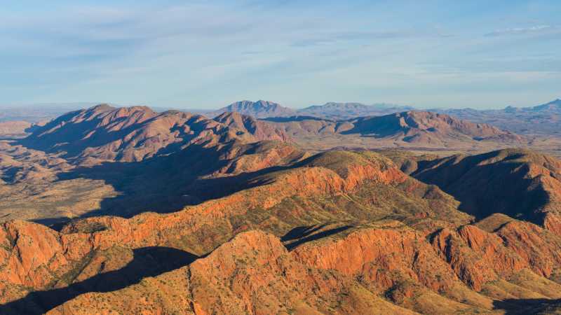 The Larapinta Trail follows the ancient spine of the West MacDonnell ranges | Luke Tscharke