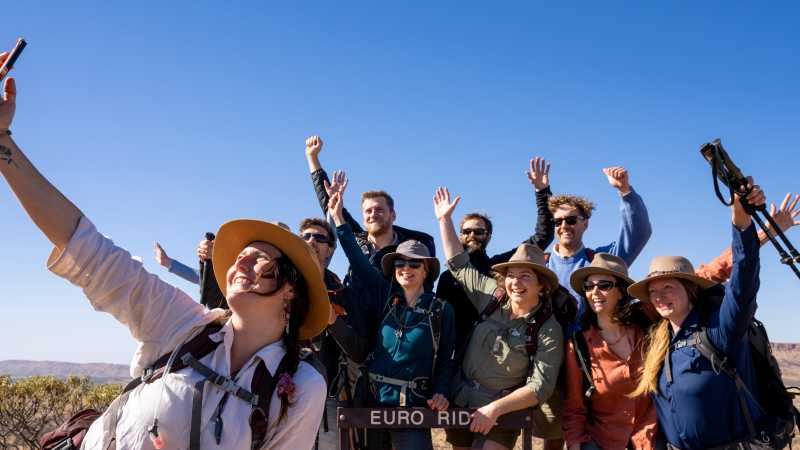 Group taking a selfie at Euro Ridge | Shaana McNaught